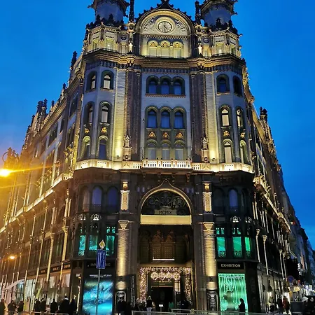 Cheerful Downtown Budapest
